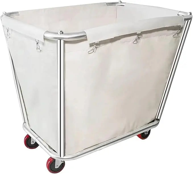 Laundry Cart Large Capacity,400L Large Home Industrial Rolling Laundry Hamper with 4 Inch Heavy Duty Wheels