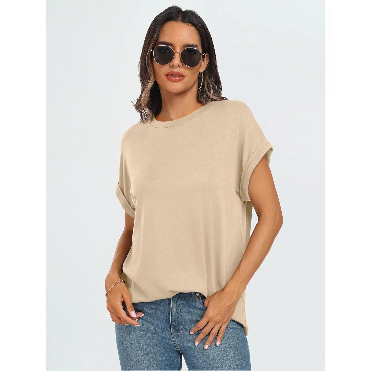 Womens Summer Tops Outfits Spring Casual Dressy T Shirts