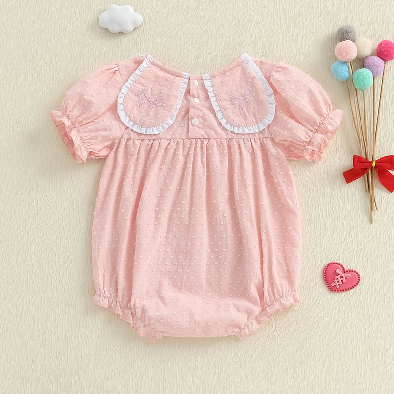 Adorable Toddler Dress with Ruffle Sleeves and Floral Embroidery Detail Perfect for Summer Parties and Playdates