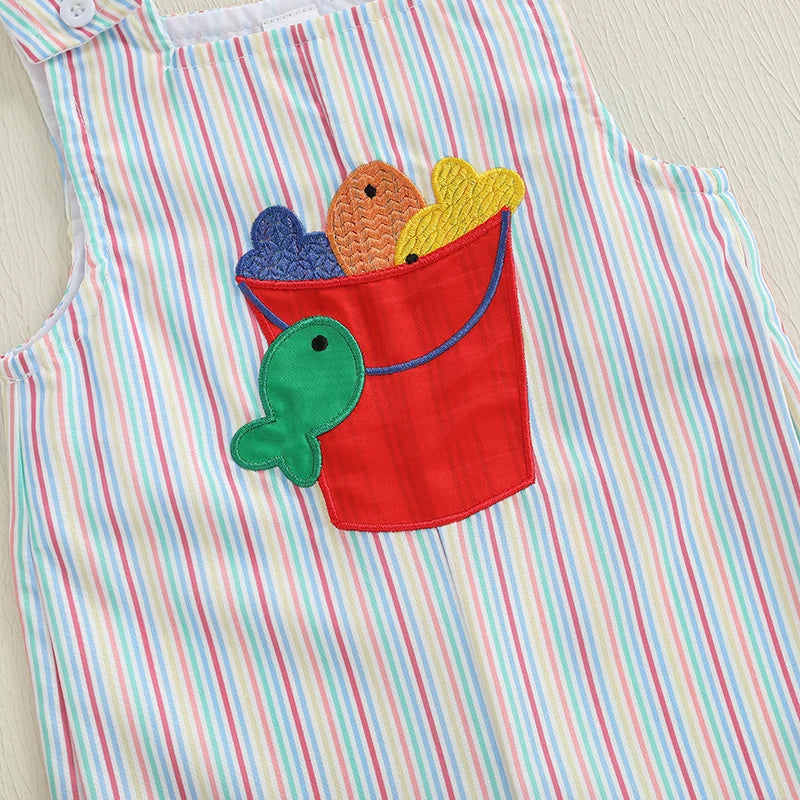 Adorable Floral Print Sleeveless Toddler Jumpsuit Baby Romper Infant Overalls for Spring and Summer Fun