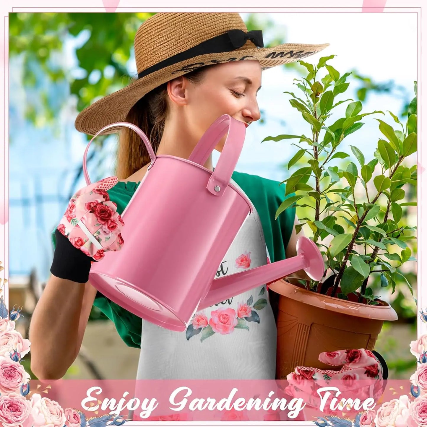 NSOUR Gardening Gifts for Mother‘s Day from Daughter and Son, Gardening Gifts for Plant Lover, Best Mom Ever Garden Tool Set