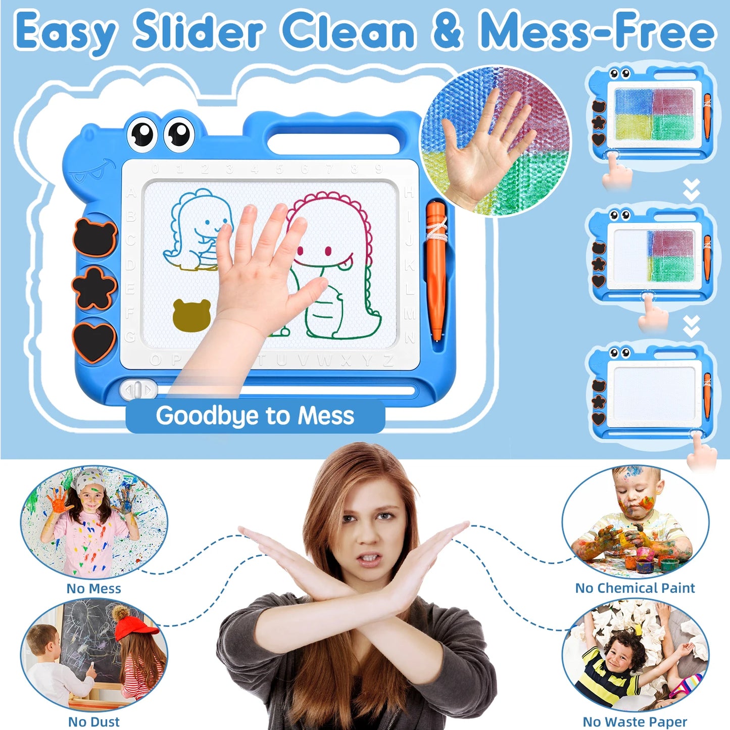 Magnetic Drawing Board for Kids Toddler Gift Sketch Pad