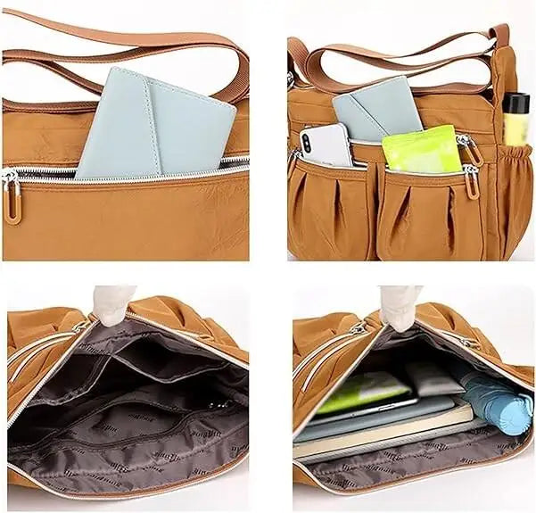 Shoulder Handbag for Ladies Roomy Multiple Pockets Bag Women Crossbody Purse Fashion Tote Top Handle Satchel