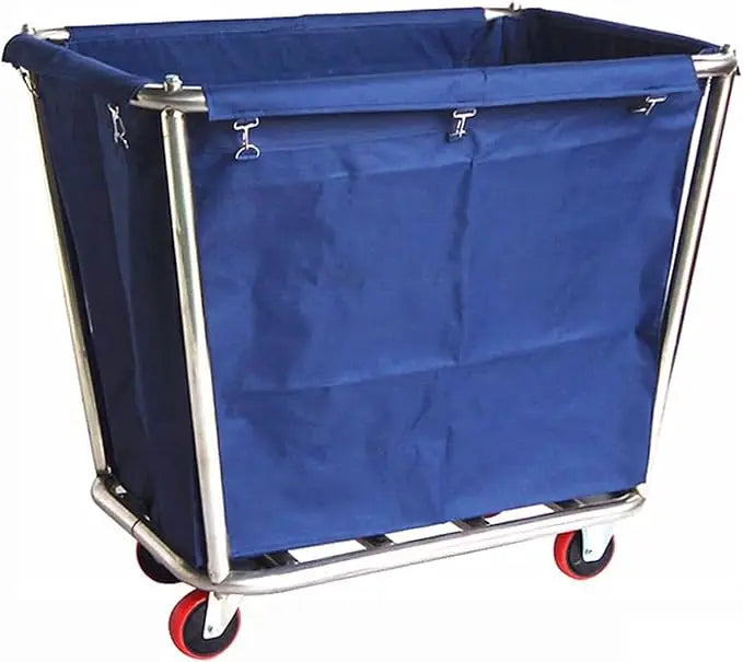 Laundry Cart Large Capacity,400L Large Home Industrial Rolling Laundry Hamper with 4 Inch Heavy Duty Wheels
