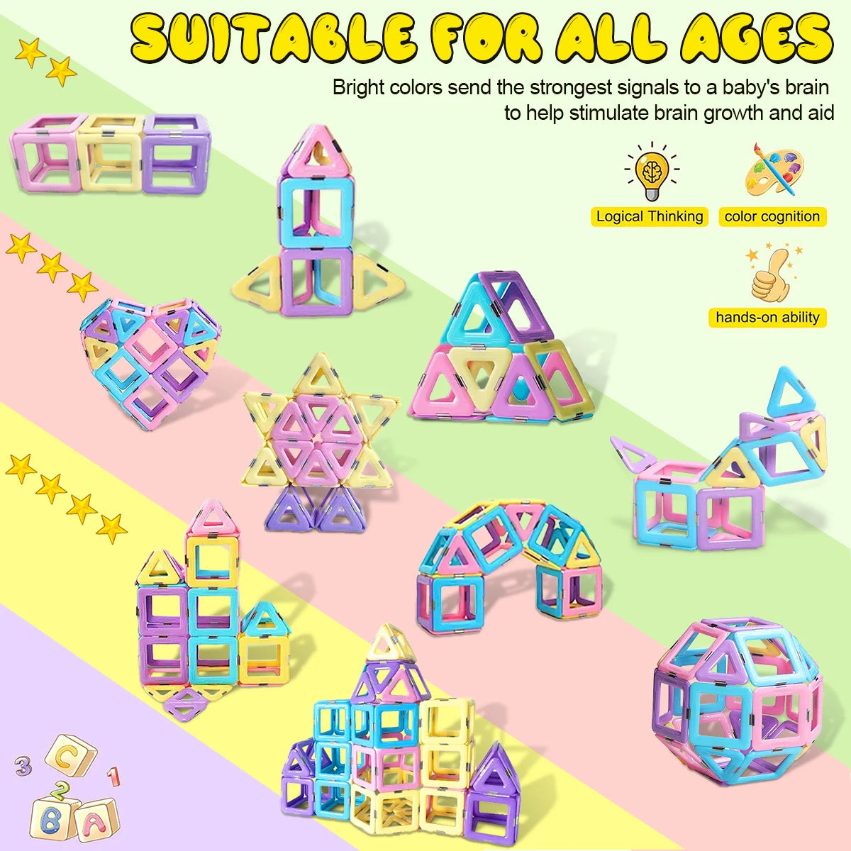 Magnetic Blocks Magnetic Building Blocks Set for Kids Gifts