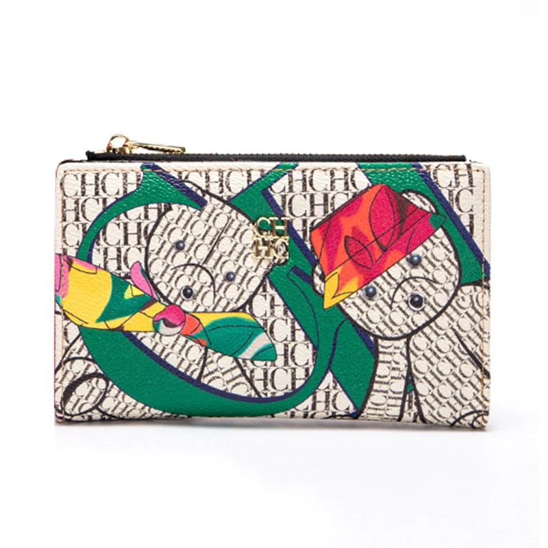 Multiple Styles to Choose From Fashionable Classics Women's Wallets with Letter Cartoon Patterns and Exquisite Craftsmanship
