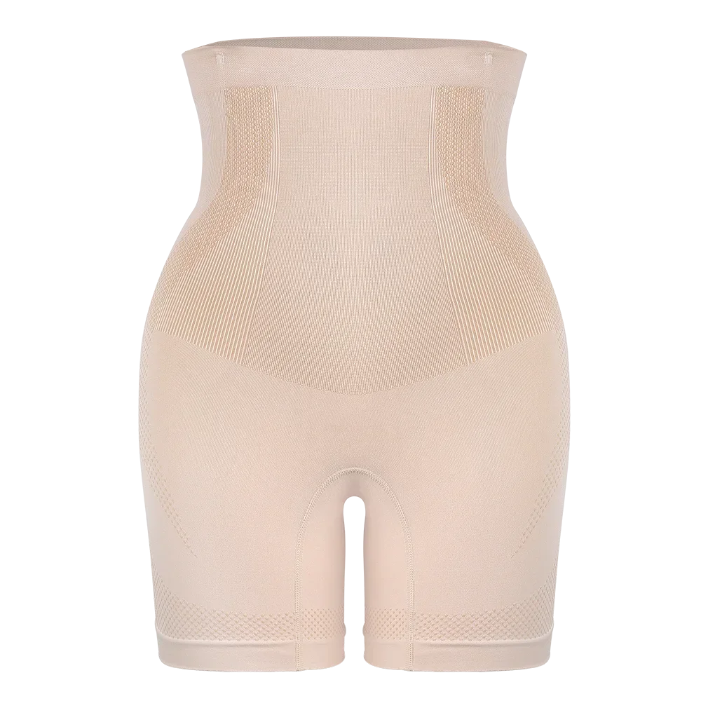 Large Size High Waist Shaping Shorts Women Slim Fit Stretch