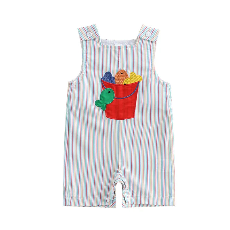 Adorable Floral Print Sleeveless Toddler Jumpsuit Baby Romper Infant Overalls for Spring and Summer Fun