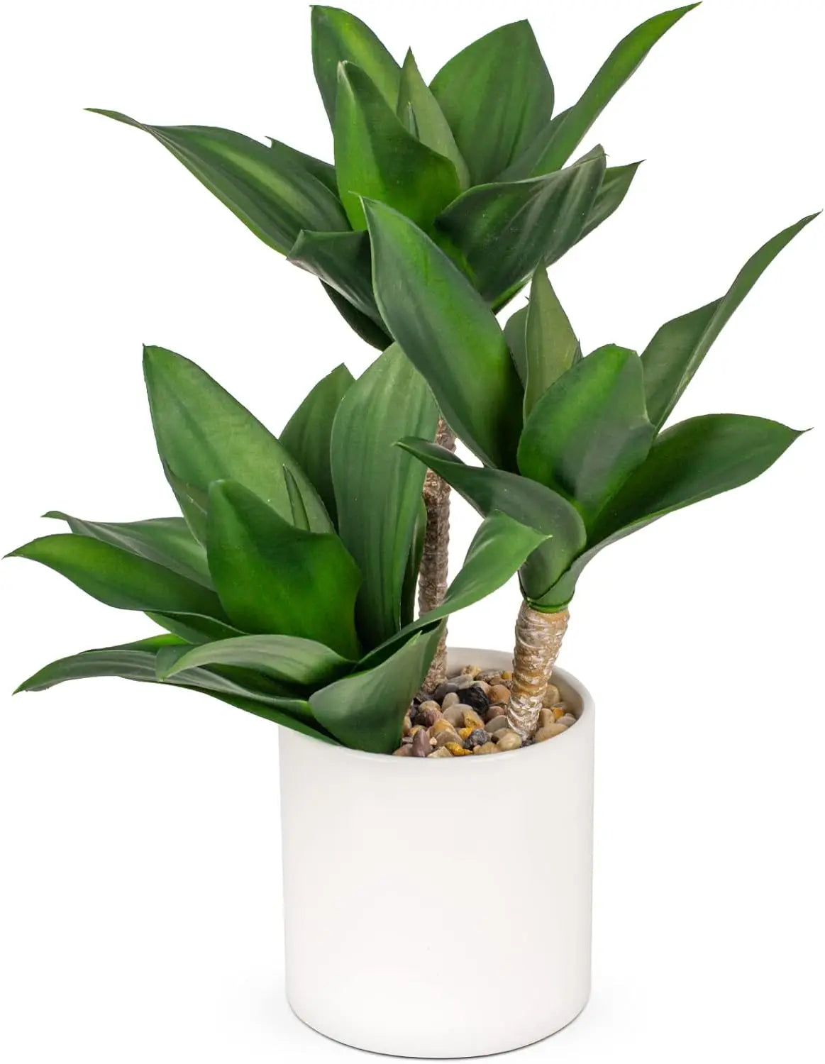 Large Artificial Succulent Plants Fake Three-Head Agave Aloe