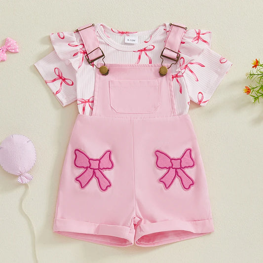 Adorable Toddler Girl Floral Print Sleeveless Romper and Ruffle Skirt Set for Summer Vacation Beach Outing