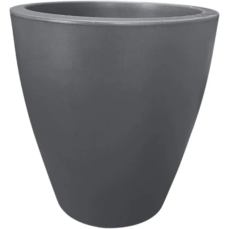 12 Inch Planter for Garden with Drainage, Large Round Pot