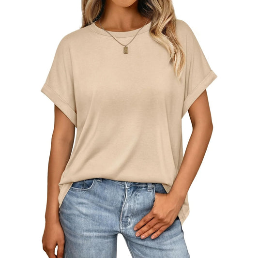 Womens Summer Tops Outfits Spring Casual Dressy T Shirts
