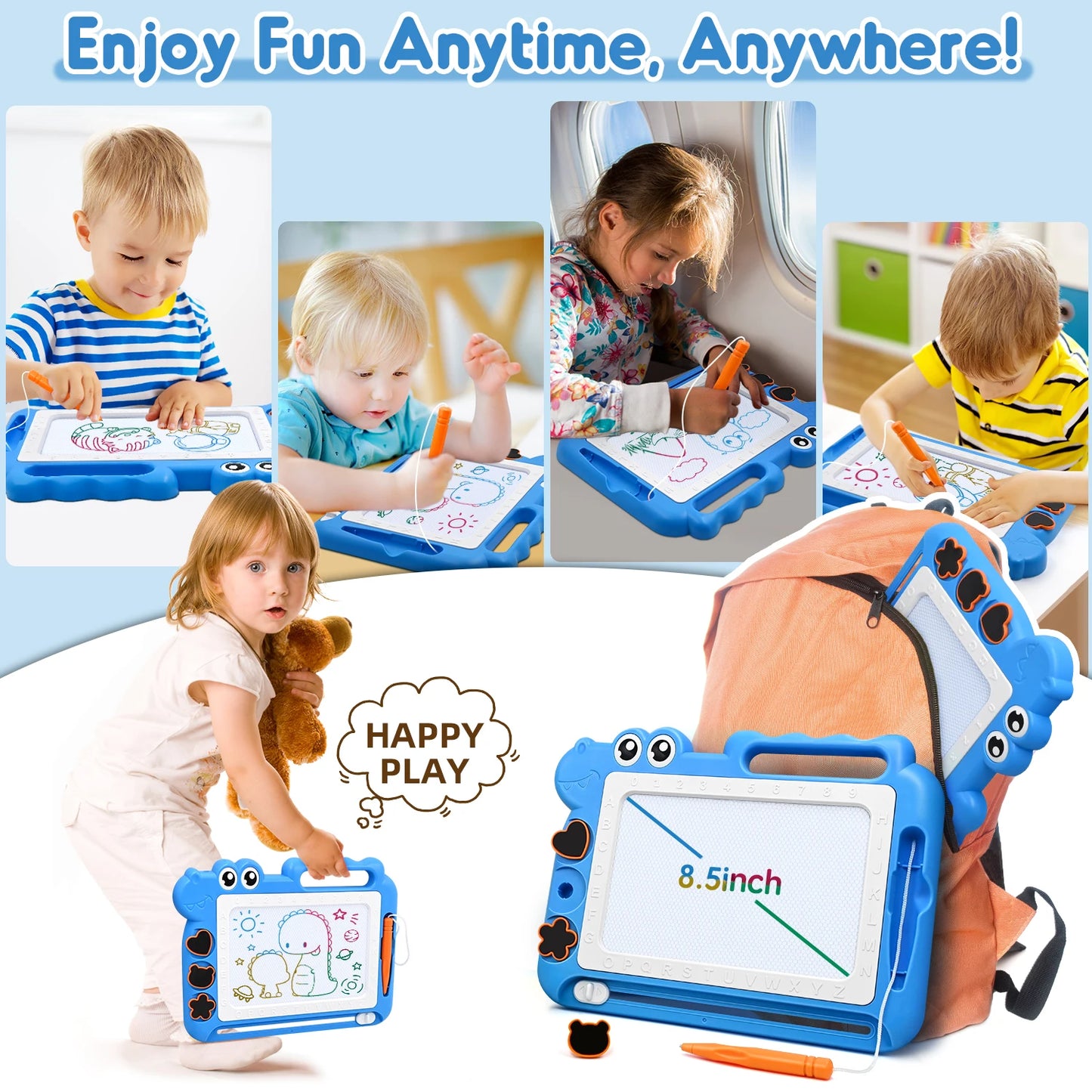 Magnetic Drawing Board for Kids Toddler Gift Sketch Pad