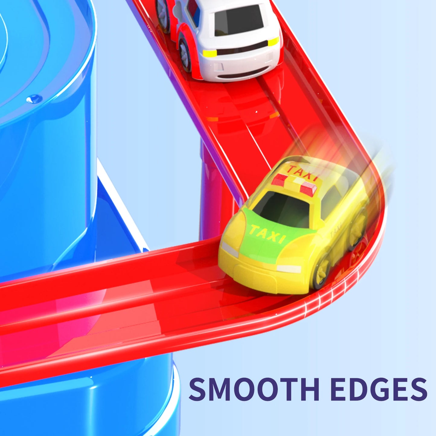 Race Car Tracks Toys for Kids Car Rescue Adventure Gift