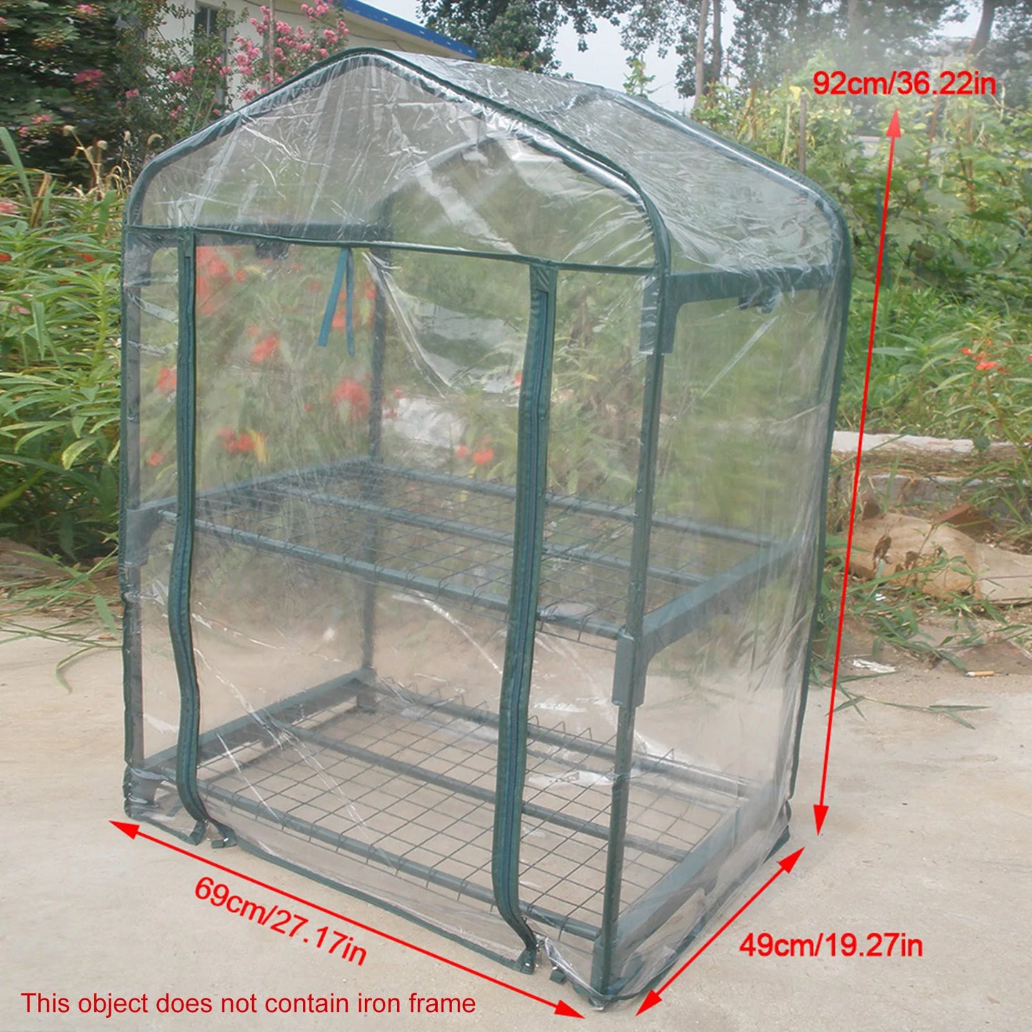 Warm Garden House  Portable Garden Green House Warm Greenhouse Flower Plants Gardening Outdoor Without Stand Warm Greenhouse