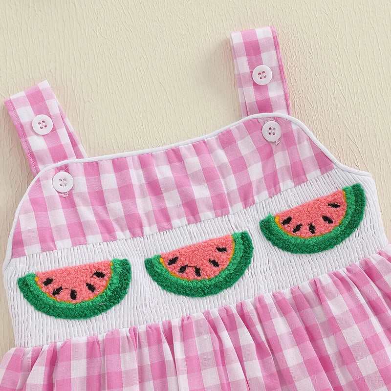 Adorable Baby Girl Floral Print Romper Ruffle Sleeveless Jumpsuit Toddler Summer Outfit Cute Infant Clothes for Beach