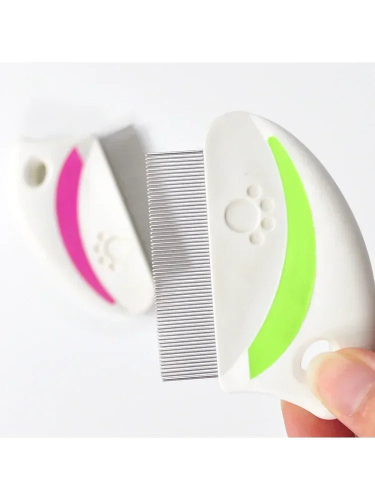 1Pcs Remove Flea Combs Multipurpose For Cat Dog PP/Stainless Steel Portable Anti Lice Comb Pets Supplies Pet Hair Brush