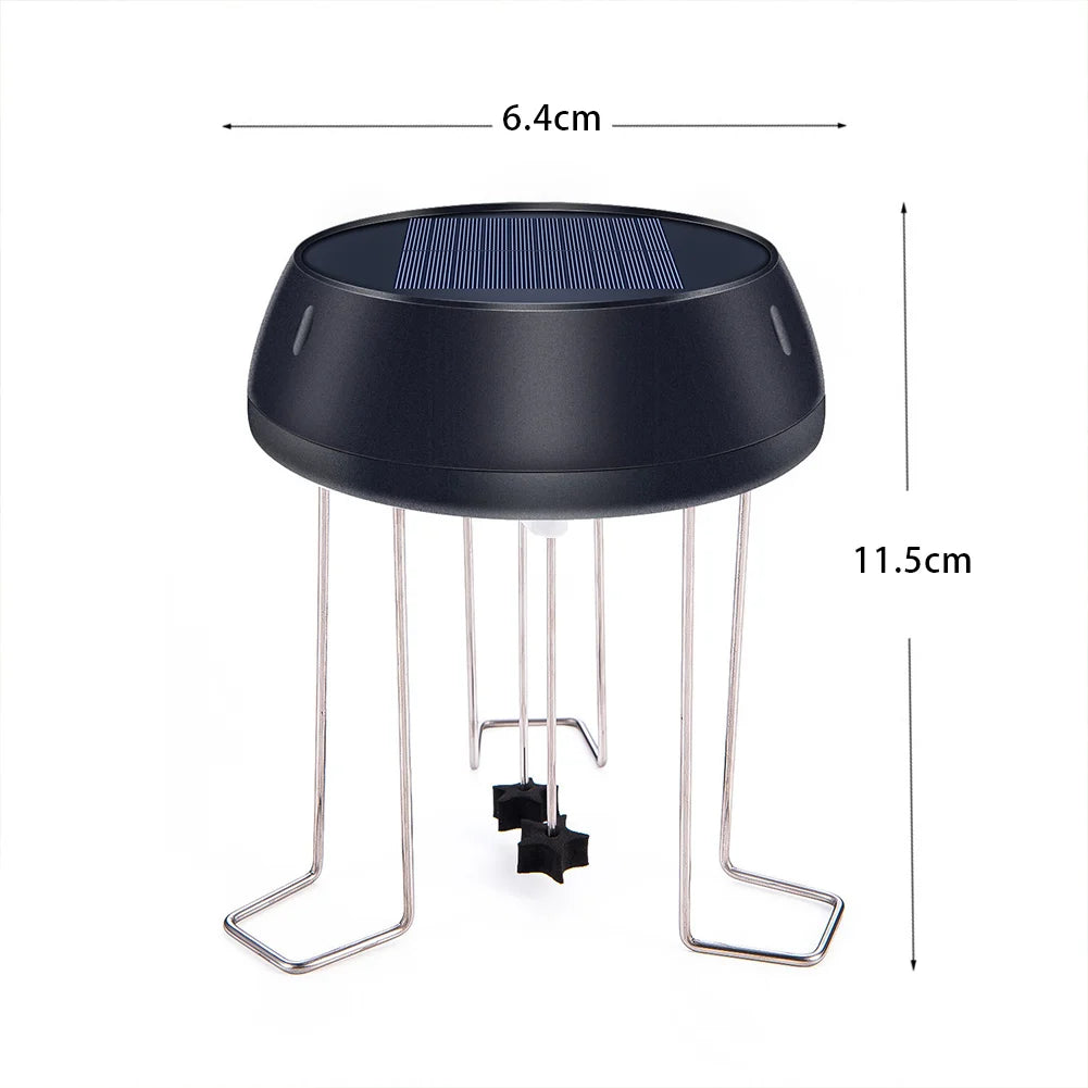 Solar Powered Water Wiggler Water Agitator For Bird Baths Water Wiggler Bubbler Water Mixer For Garden Supplies Pond Decoration