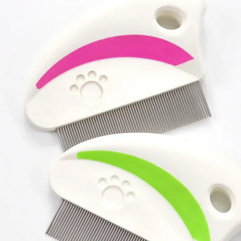 1Pcs Remove Flea Combs Multipurpose For Cat Dog PP/Stainless Steel Portable Anti Lice Comb Pets Supplies Pet Hair Brush