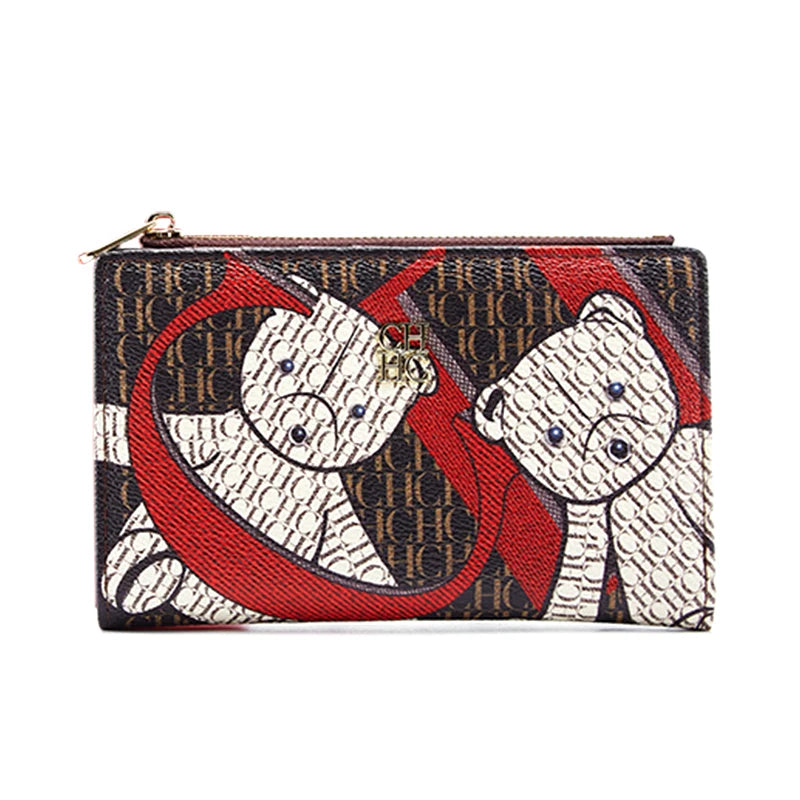 Multiple Styles to Choose From Fashionable Classics Women's Wallets with Letter Cartoon Patterns and Exquisite Craftsmanship