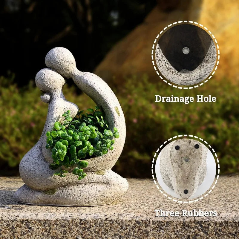 Unique Planters for Indoor Outdoor Plants Head Face Pot