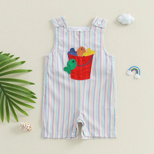 Adorable Floral Print Sleeveless Toddler Jumpsuit Baby Romper Infant Overalls for Spring and Summer Fun