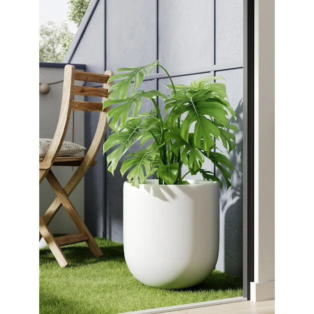 6+8+10 Inch Plant Pots Indoor Ceramic Planters with Drainage