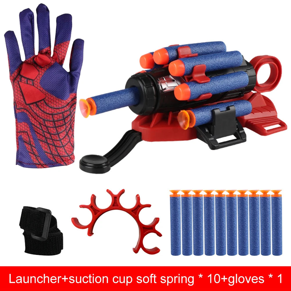 Web Shooter Toy Launch Distance 5m Cosplay Wrist Glove