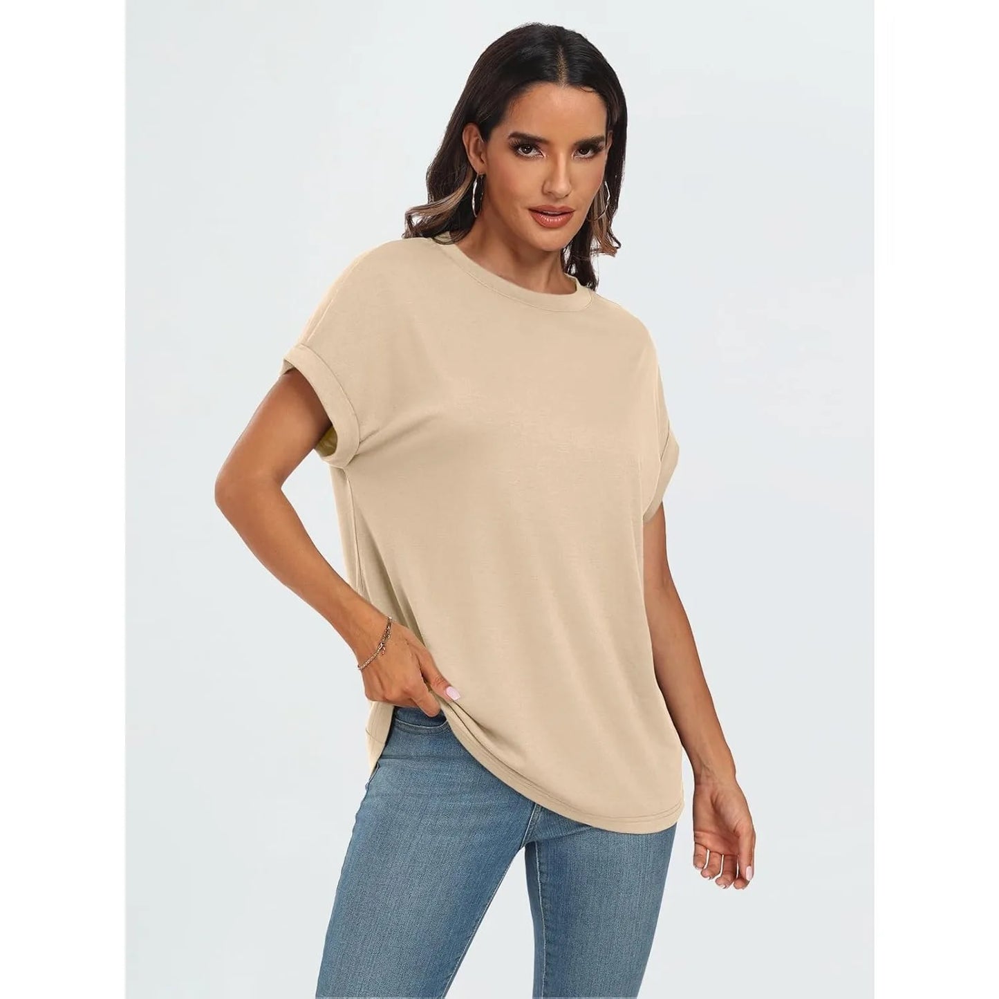 Womens Summer Tops Outfits Spring Casual Dressy T Shirts