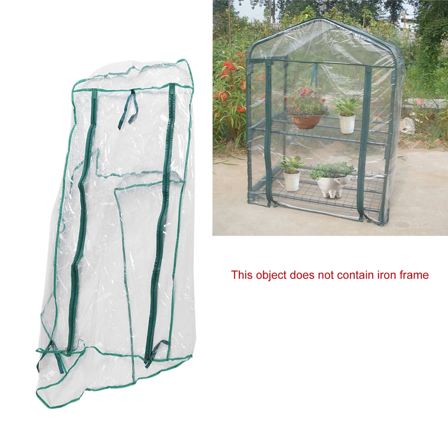 Warm Garden House  Portable Garden Green House Warm Greenhouse Flower Plants Gardening Outdoor Without Stand Warm Greenhouse