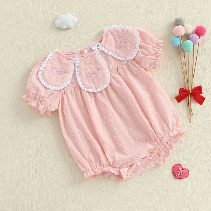 Adorable Toddler Dress with Ruffle Sleeves and Floral Embroidery Detail Perfect for Summer Parties and Playdates