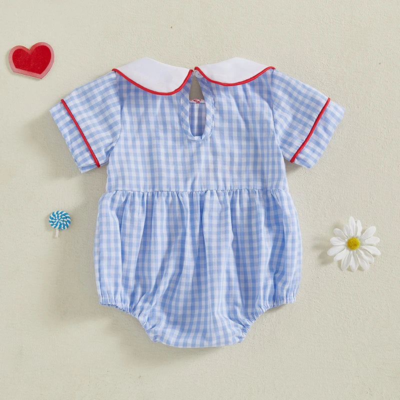 Sweet Baby Girl Floral Print Ruffle Sleeve Romper with Bow Headband Set Adorable Summer Outfit for Newborns and Infants