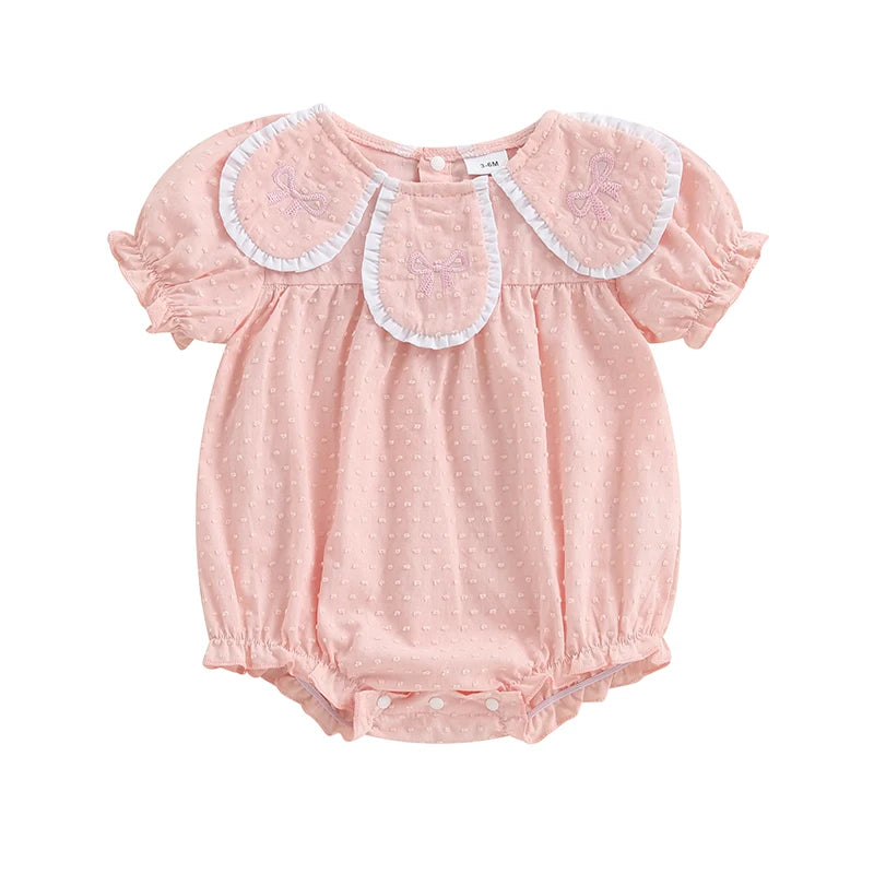 Adorable Toddler Dress with Ruffle Sleeves and Floral Embroidery Detail Perfect for Summer Parties and Playdates