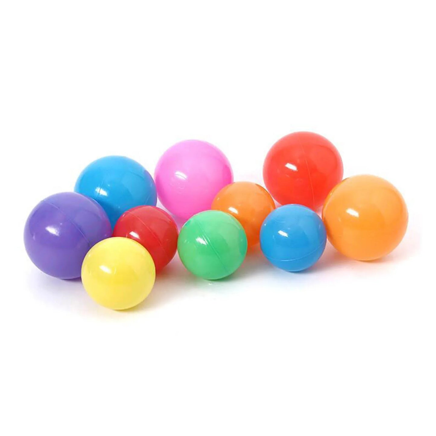 100pcs 55mm Baby Plastic Balls Water Pool Ocean Ball Games For Children Swim Pit Play House Outdoors Sport Ball Tents Baby Toys