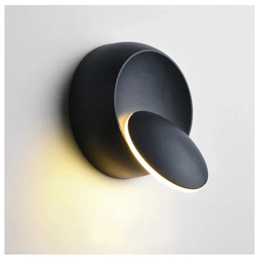 5W LED Modern Rotating Wall Sconce Adjustable Wall Lamp for Living Room and Bedroom