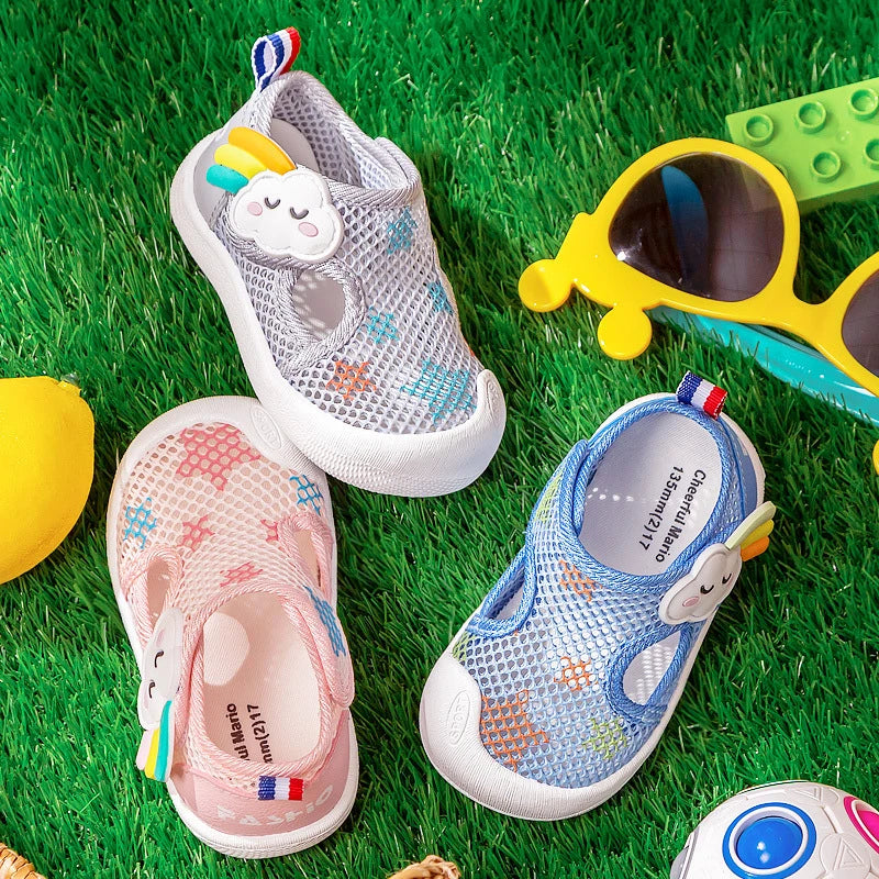 Breathable Air Mesh Sandals For Baby Unisex First Walkers