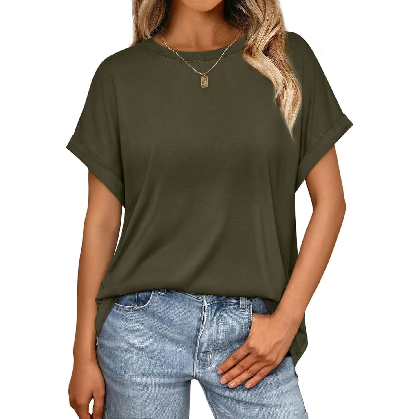 Womens Summer Tops Outfits Spring Casual Dressy T Shirts