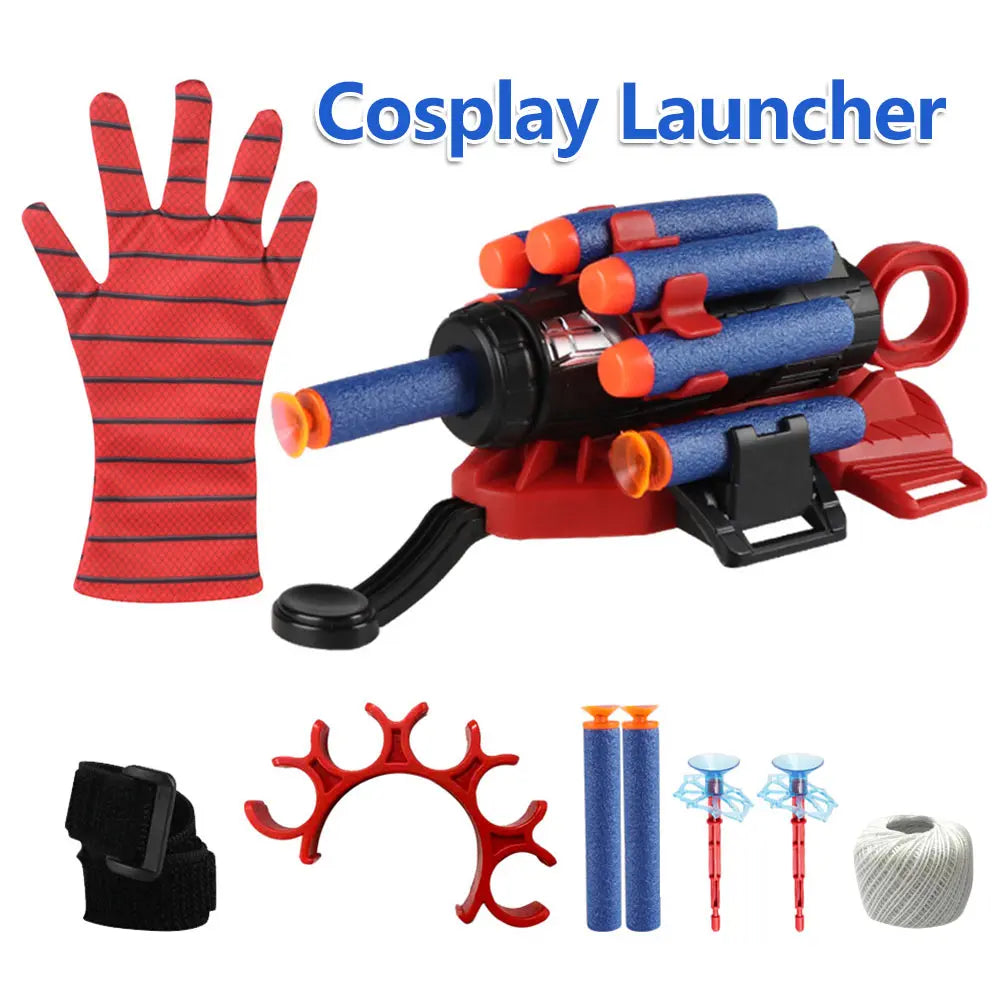 Web Shooter Toy Launch Distance 5m Cosplay Wrist Glove