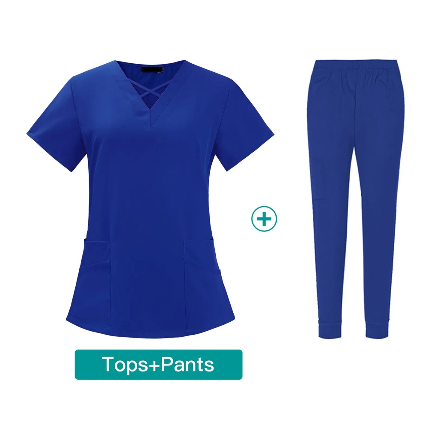 Women'S Set V-Neck Two-Piece Elastic Quick-Drying Clothes
